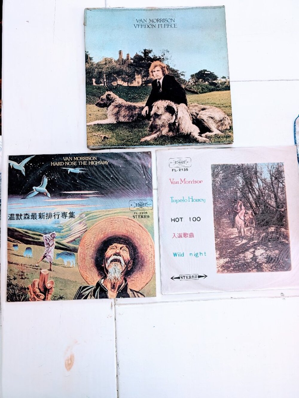 Van Morrison LP Lot 1st US Pressings Veedon Fleece Tupelo Honey Hard Nose Vinyl